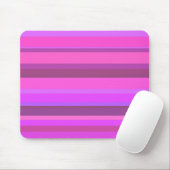 Rosa horizontale Streifen Mousepad (Mit Mouse)