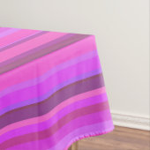 Rosa horizontale Streifen Tischdecke (Beispiel)