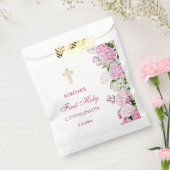 Rosa Hortensie Erste Kommunion Geschenktütchen (Versiegelt)