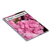 Rosa Hortensie Notizblock (Rechte Seite)