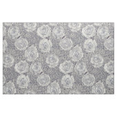 rosa Hortensie Perle Navy Pflaume Stoff (Fat Quarter (45,7 x 55,9 cm))