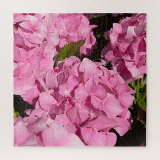Rosa Hortensie Puzzle