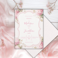 Rosa Hortensien Hochzeit im Vintage-Eleganz-Stil