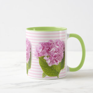 Rosa Hortensienblüte Tasse