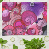 Rosa Huhn-Geschirrtuch Geschirrtuch (Gefaltet)