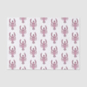 Rosa Hummer Rose Rose Wrapping Paper Seidenpapier (Vorderseite)
