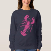 Rosa Hummer Sweatshirt (Vorderseite)