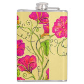 Rosa Hummingbird Flask Flachmann (Rückseite)