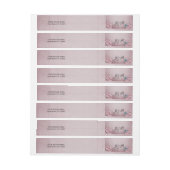 Rosa Hummingbird Hochzeitsreise (Bogen)