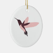 Rosa Hummingbird Keramikornament (Rechts)