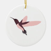 Rosa Hummingbird Keramikornament (Vorne)