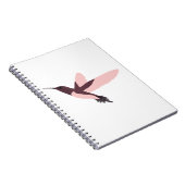 Rosa Hummingbird Notizblock (Rechte Seite)