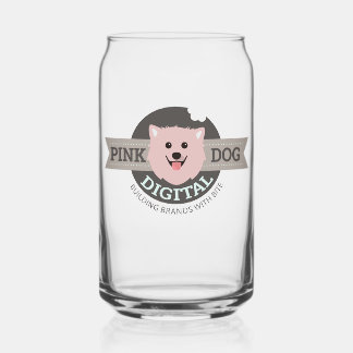 Rosa Hund Digital Dose Glas