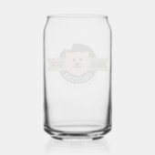 Rosa Hund Digital Dose Glas (Rückseite)