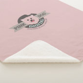 Rosa Hund Digital Sherpa-Decke Sherpadecke (3/4)