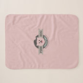 Rosa Hund Digital Sherpa-Decke Sherpadecke (Vorderseite (Horizontal))