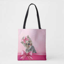 Rosa Hündchen Yorkshire-Terrier Prinzessin-Yorkie Tasche