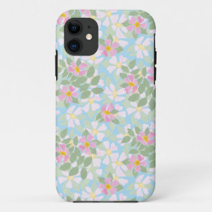 Rosa Hunde auf Himmelblau Case-Mate iPhone Hülle