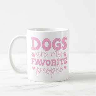 Rosa Hunde sind meine Lieblings-Mama Kaffeetasse