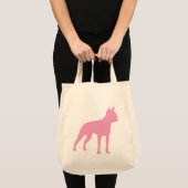 Rosa Hundegeschenke Bostons Terrier Tragetasche (Vorderseite (Produkt))