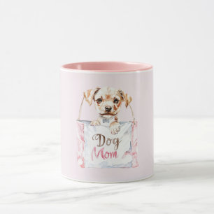 Rosa Hundemutter-Tasche Tasse