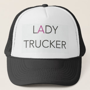 Rosa Hut Damen-Trucker USA Truckerkappe