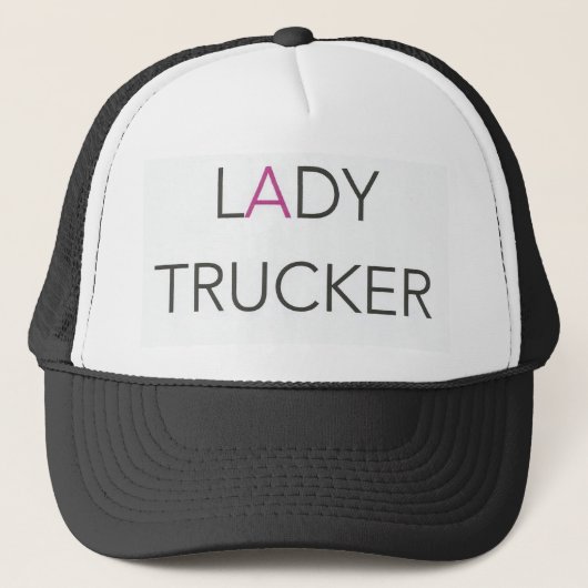 Rosa Hut Damen-Trucker USA Truckerkappe (Vorderseite)