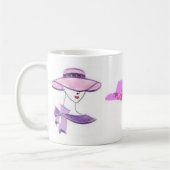 rosa Hutschale Kaffeetasse (Links)