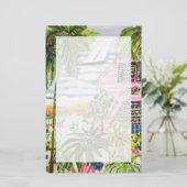 Rosa Hütte an der Bucht I Briefpapier (Stehend Vorderseite)