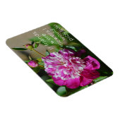 Rosa Hütte Peony Blume Friend Magnet (Rechte Seite)