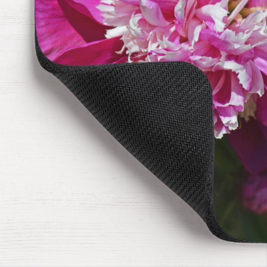 Rosa Hütte Peony Blume Motivation Mousepad (Ecke)
