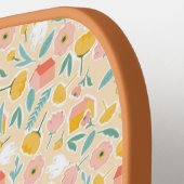 Rosa Hütte Personalisiert Pickleball Paddel Schläger (Linke Seite)