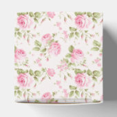 Rosa Hütte Rose mit Bow Coquette | Vielen Dank Geschenkschachtel (Oben)