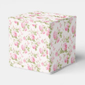 Rosa Hütte Rose mit Bow Coquette | Vielen Dank Geschenkschachtel (Rückseite)