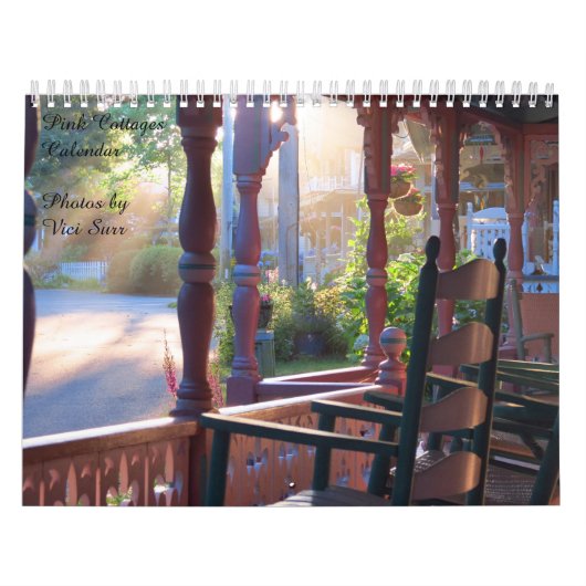 Rosa Hütten des Martha-Weingartens Kalender (Titelbild)