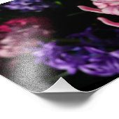 Rosa Hyacinth Frühlingsfloral Fotodruck (Ecke)