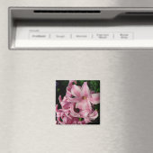 Rosa Hyacinth Frühlingsfloral Magnet (In Situ (Geschirrspüler))