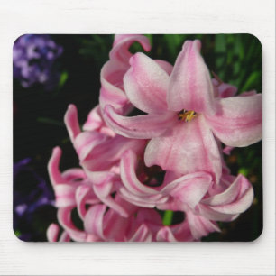 Rosa Hyacinth Frühlingsfloral Mousepad