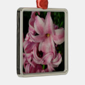 Rosa Hyacinth Frühlingsfloral Ornament Aus Metall (Rechts)