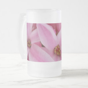 rosa Hyazinthe-Blume Mattglas Bierglas