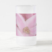 rosa Hyazinthe-Blume Mattglas Bierglas (Mittel)