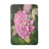 Rosa Hydrangea-Blume Badematte (Vorderseite Vertikal)