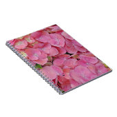 Rosa Hydrangea Blume Journal Notizblock (Rechte Seite)