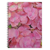 Rosa Hydrangea Blume Journal Notizblock (Vorderseite)