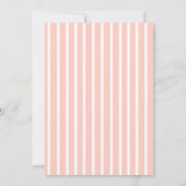 Rosa Hydrangea-Brautparty-Einladung Einladung (Rückseite)