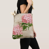Rosa Hydrangea-Cluster II Tasche (Von Nahem)
