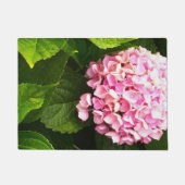 Rosa Hydrangea Fußmatte (Vorderseite)