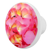 Rosa Hydrangea Keramikknauf (Rechts)