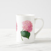 Rosa Hydrangea Redoute Blume Tasse Cup (Rechts)