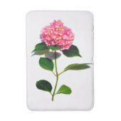Rosa Hydrangea Rosa Blume Badematte (Vorderseite Vertikal)